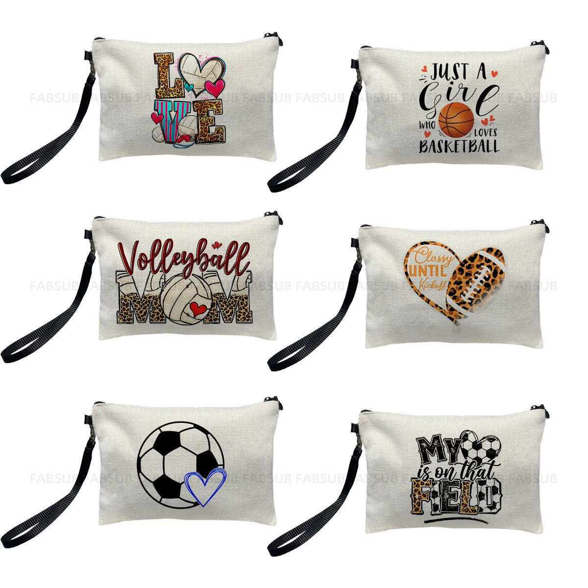 CUSTOM LINEN COSMETICS BAG