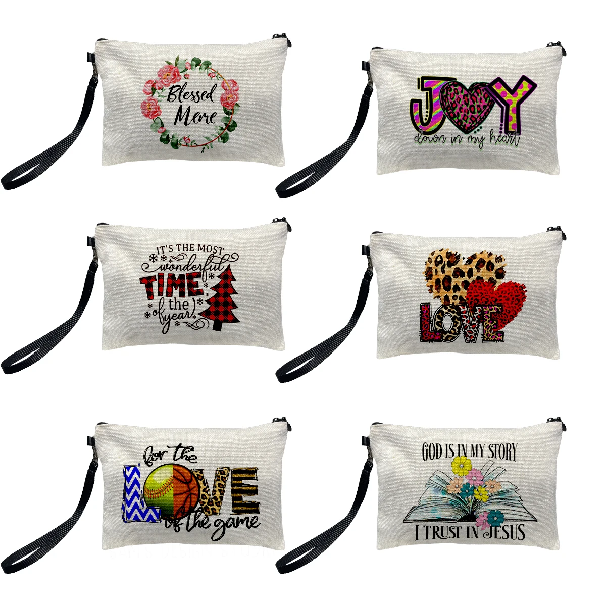 CUSTOM LINEN COSMETICS BAG - Image 2