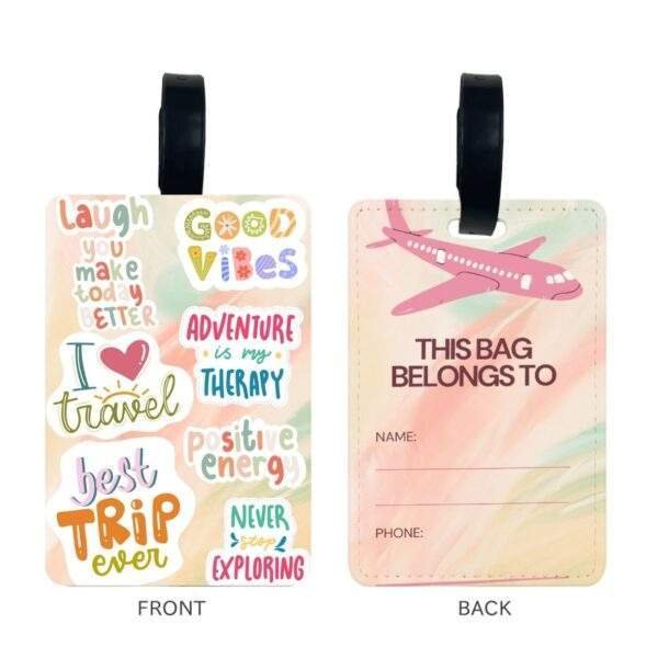 Personalized Rectangular Luggage Tag