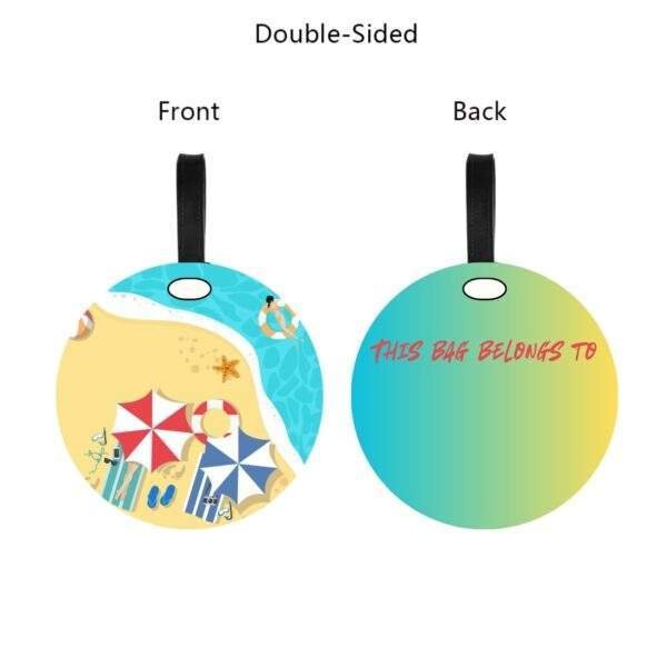 Personalized Circular Luggage Tag