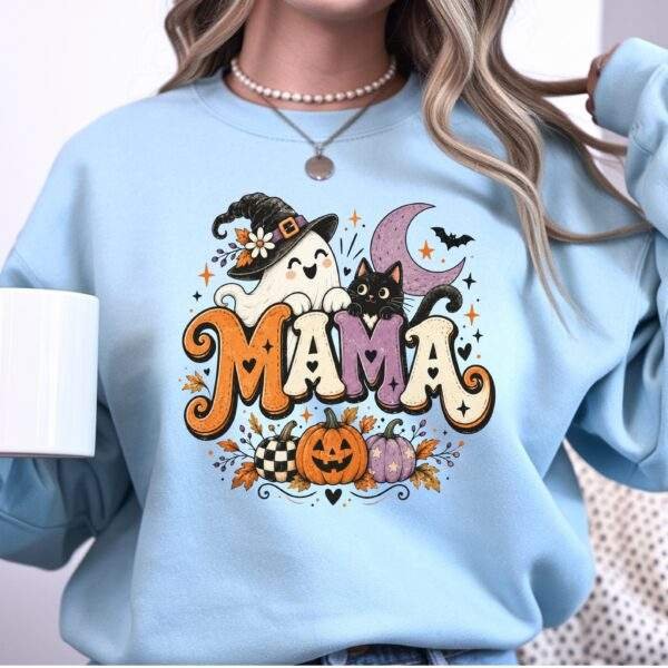 Halloween Mama Crewneck – Cute Halloween Sweatshirt